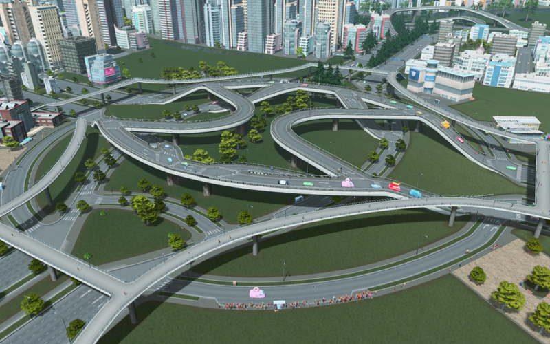 Illustration for article titled Cities: Skyline's Mods Are Already Going Crazy With Road Porn